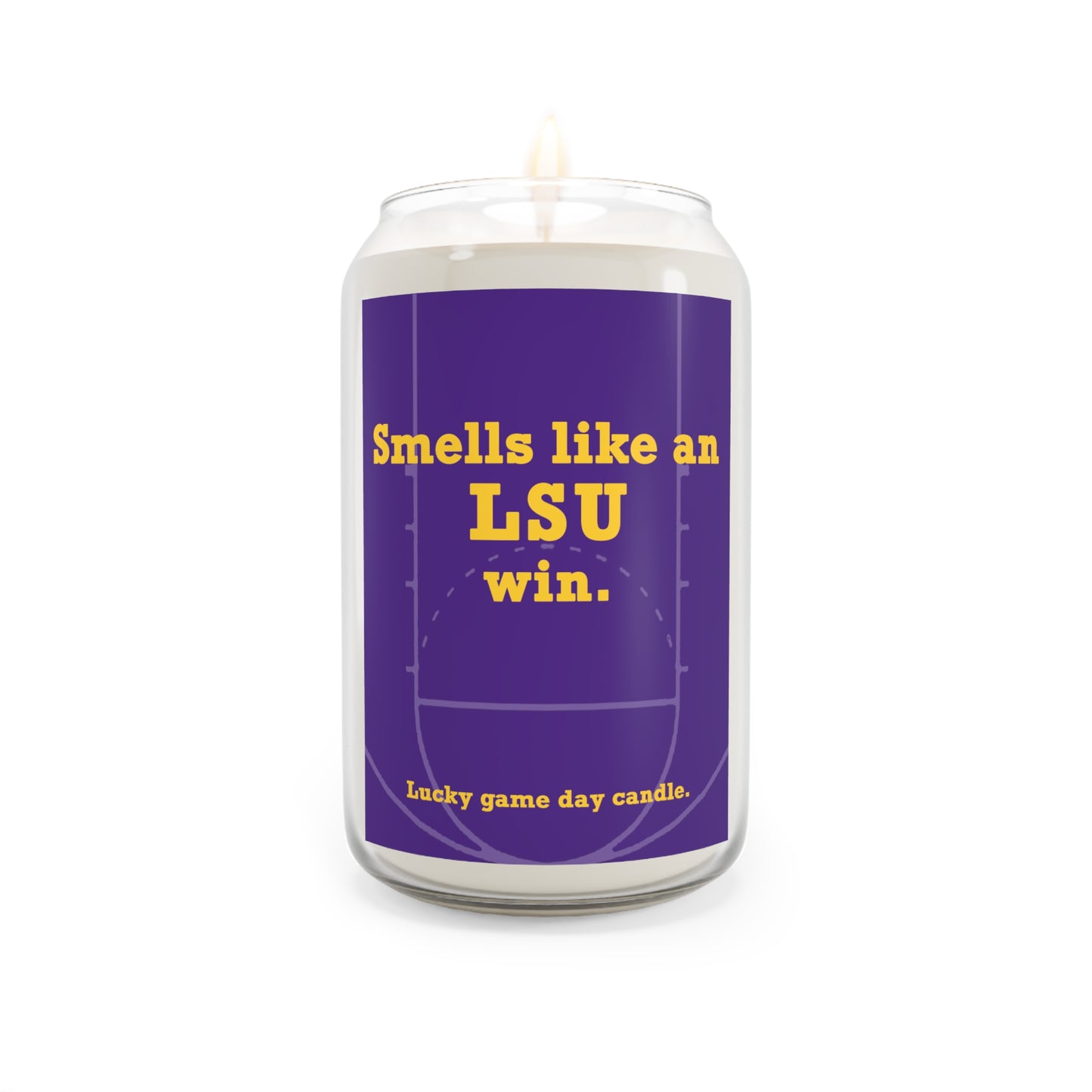 LSU Basketball - "Smells like an LSU win" scented candle (13.75 oz)