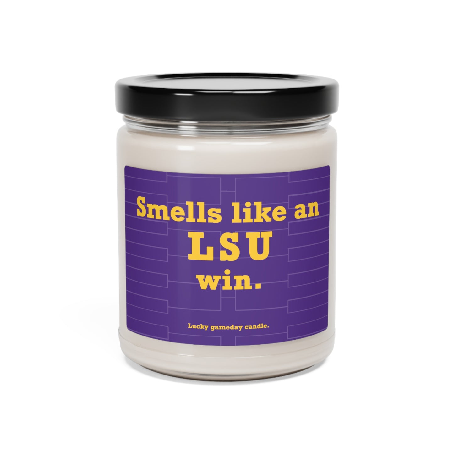 LSU Basketball - "Smells like an LSU win" scented candle (9 oz)