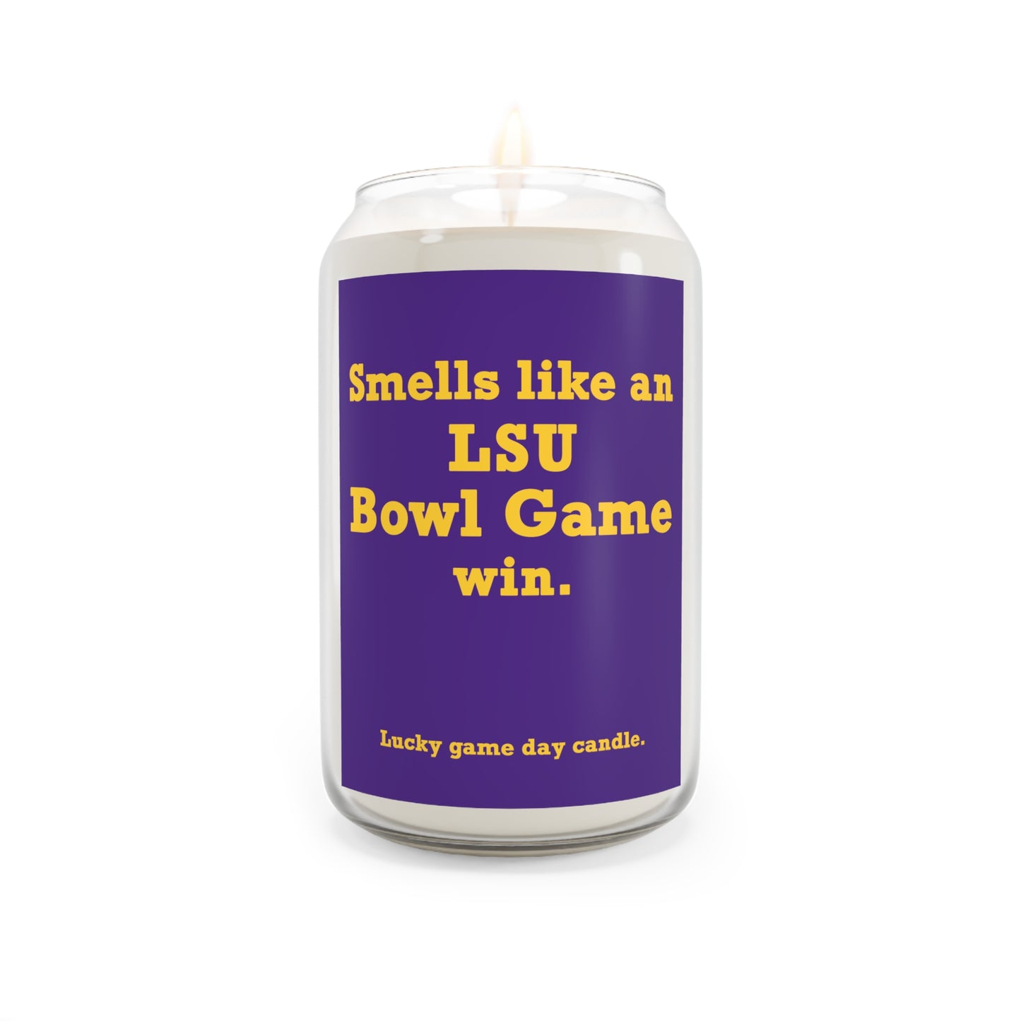 LSU Bowl Game - "Smells like an LSU Bowl Game win" scented candle (13.75 oz)