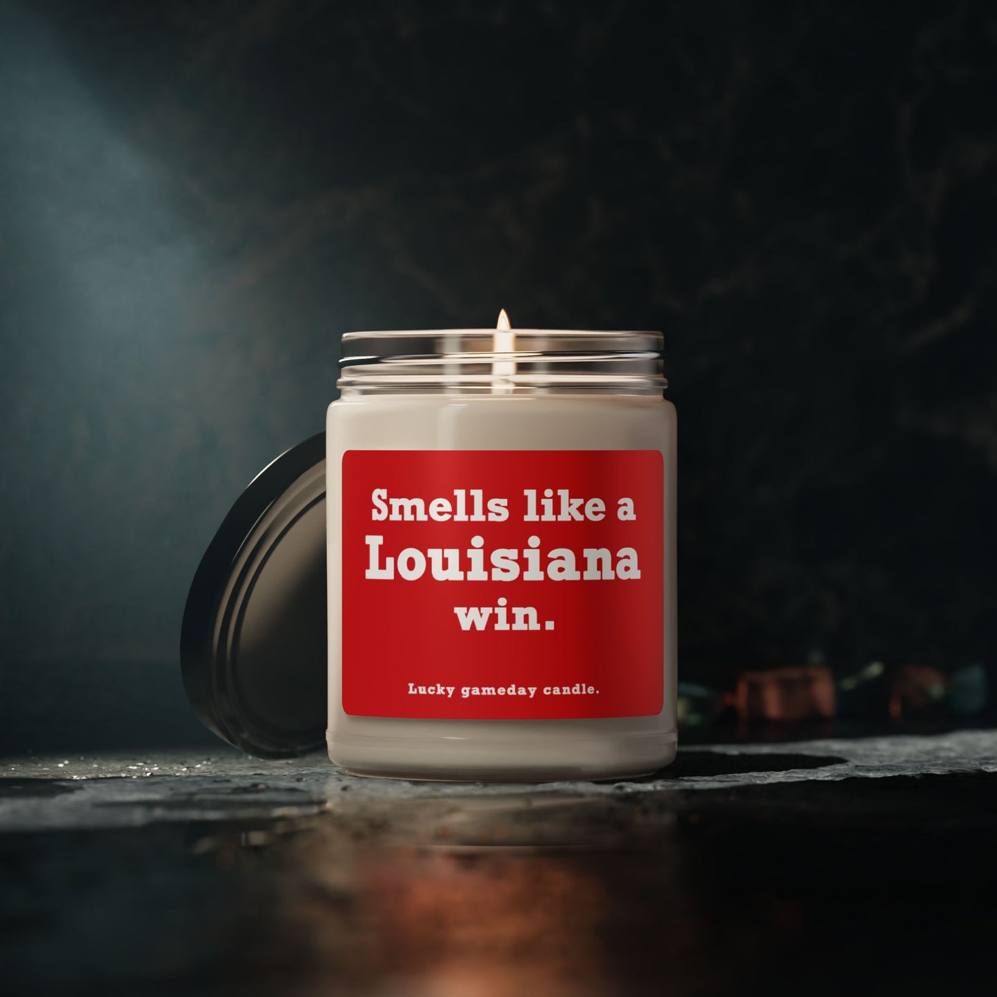 Louisiana - "Smells like a Louisiana win" scented candle (9 oz)