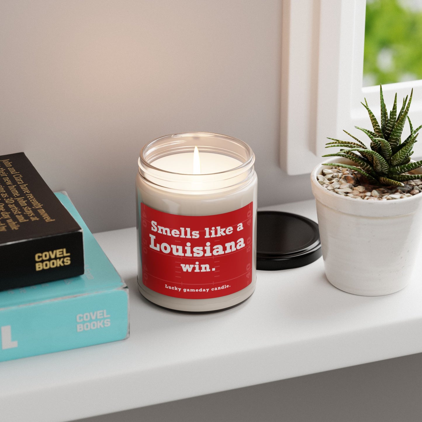 Louisiana Football - "Smells like a Louisiana win" scented candle (9 oz)