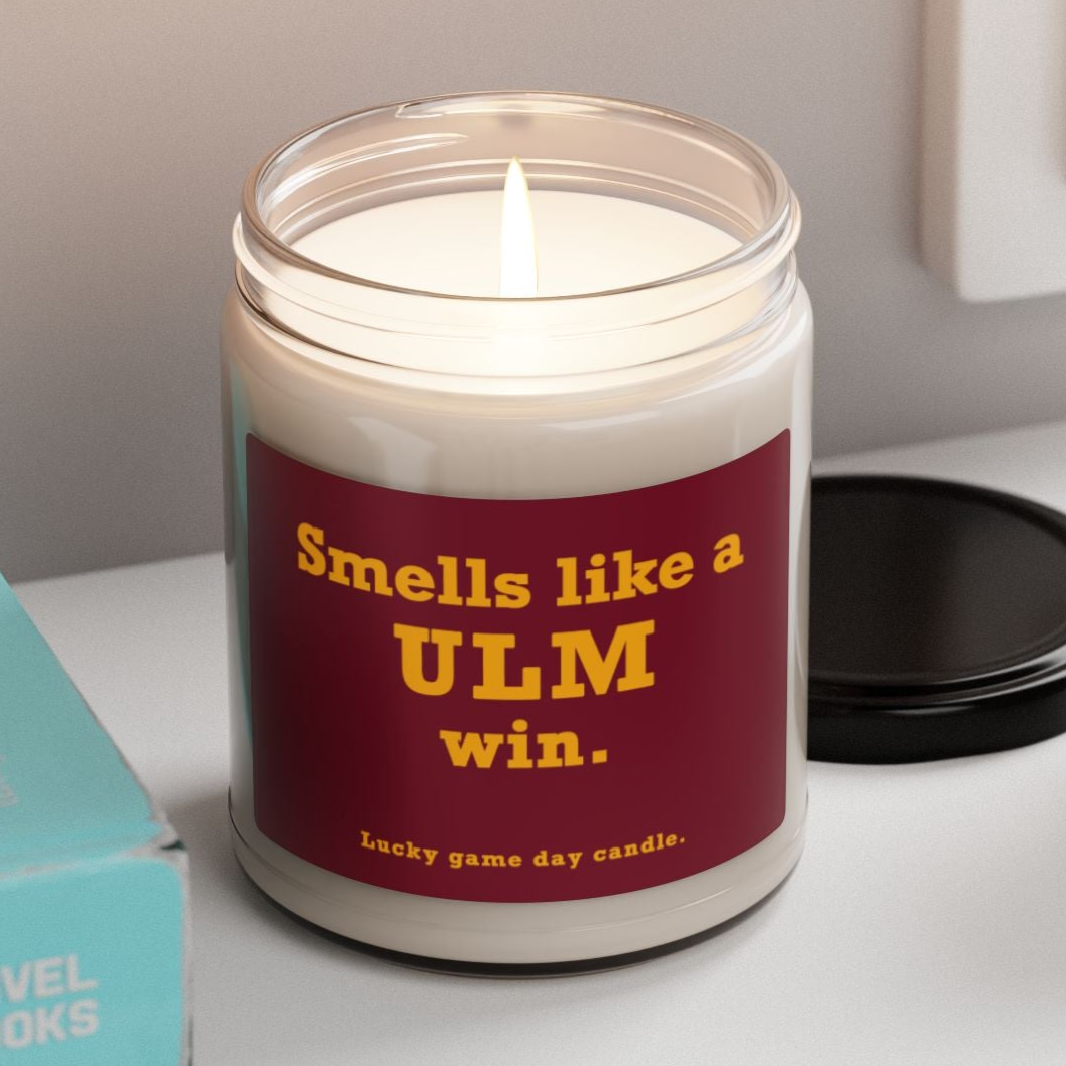 Louisiana Monroe - "Smells like a ULM win" scented candle (9 oz)