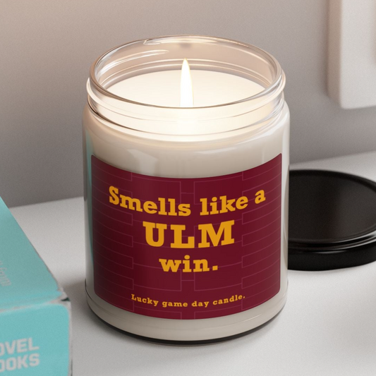 Louisiana Monroe Basketball - "Smells like a ULM win" scented candle (9 oz)