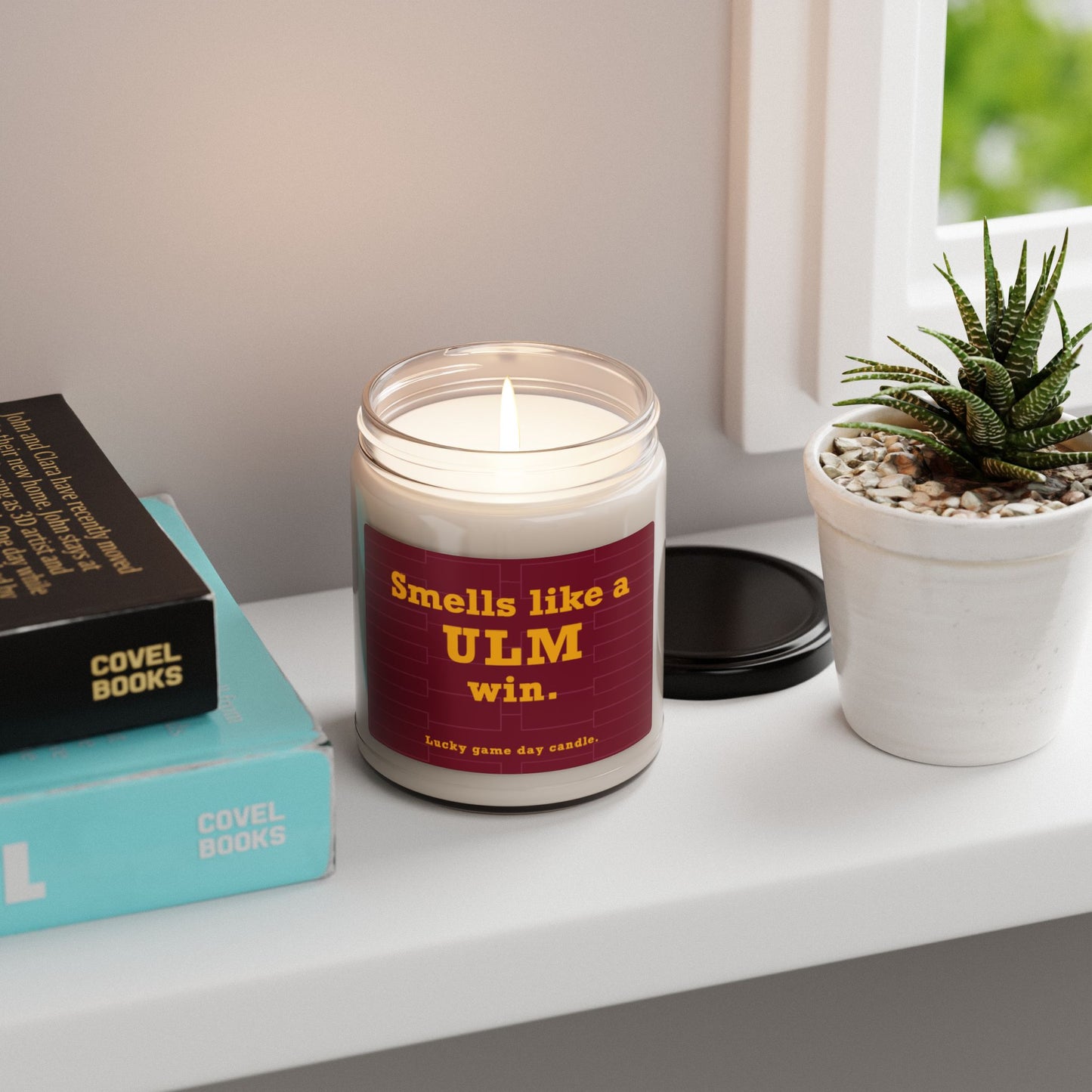 Louisiana Monroe Basketball - "Smells like a ULM win" scented candle (9 oz)