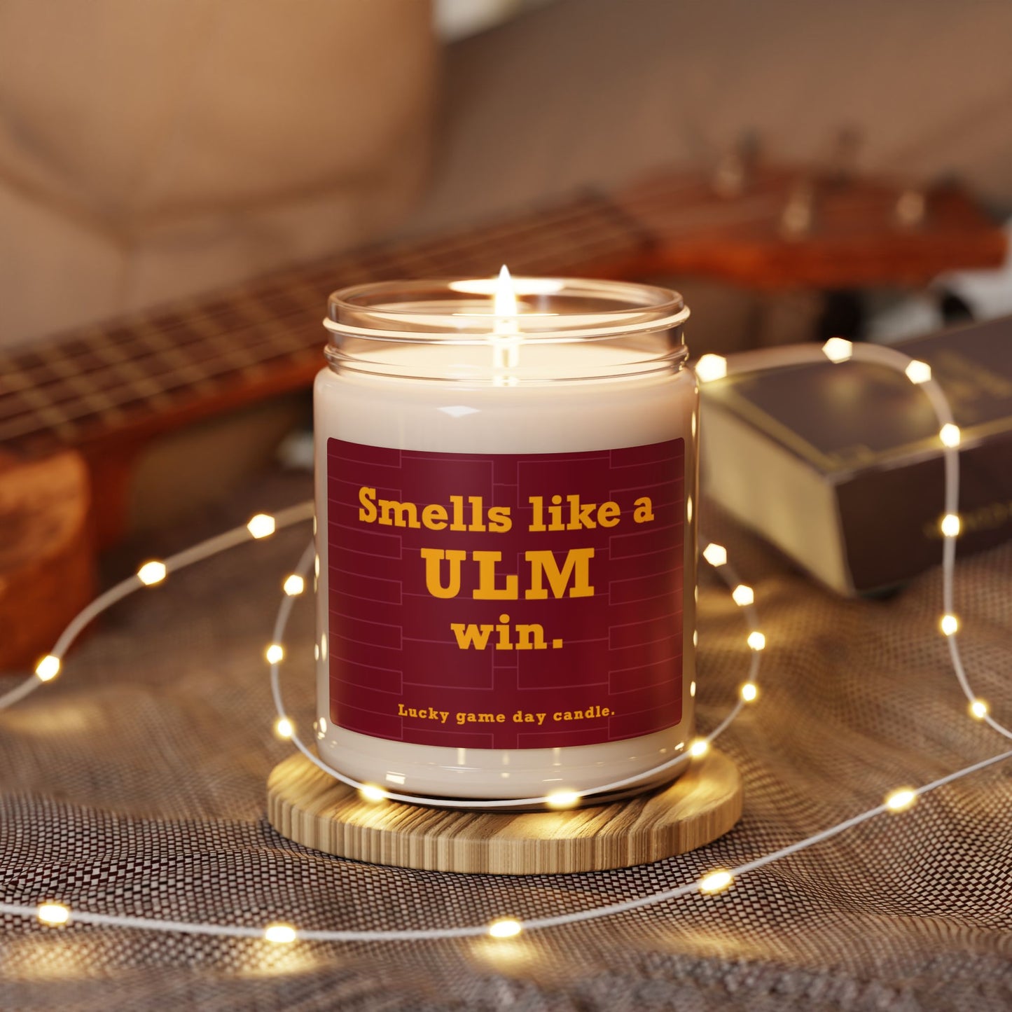 Louisiana Monroe Basketball - "Smells like a ULM win" scented candle (9 oz)
