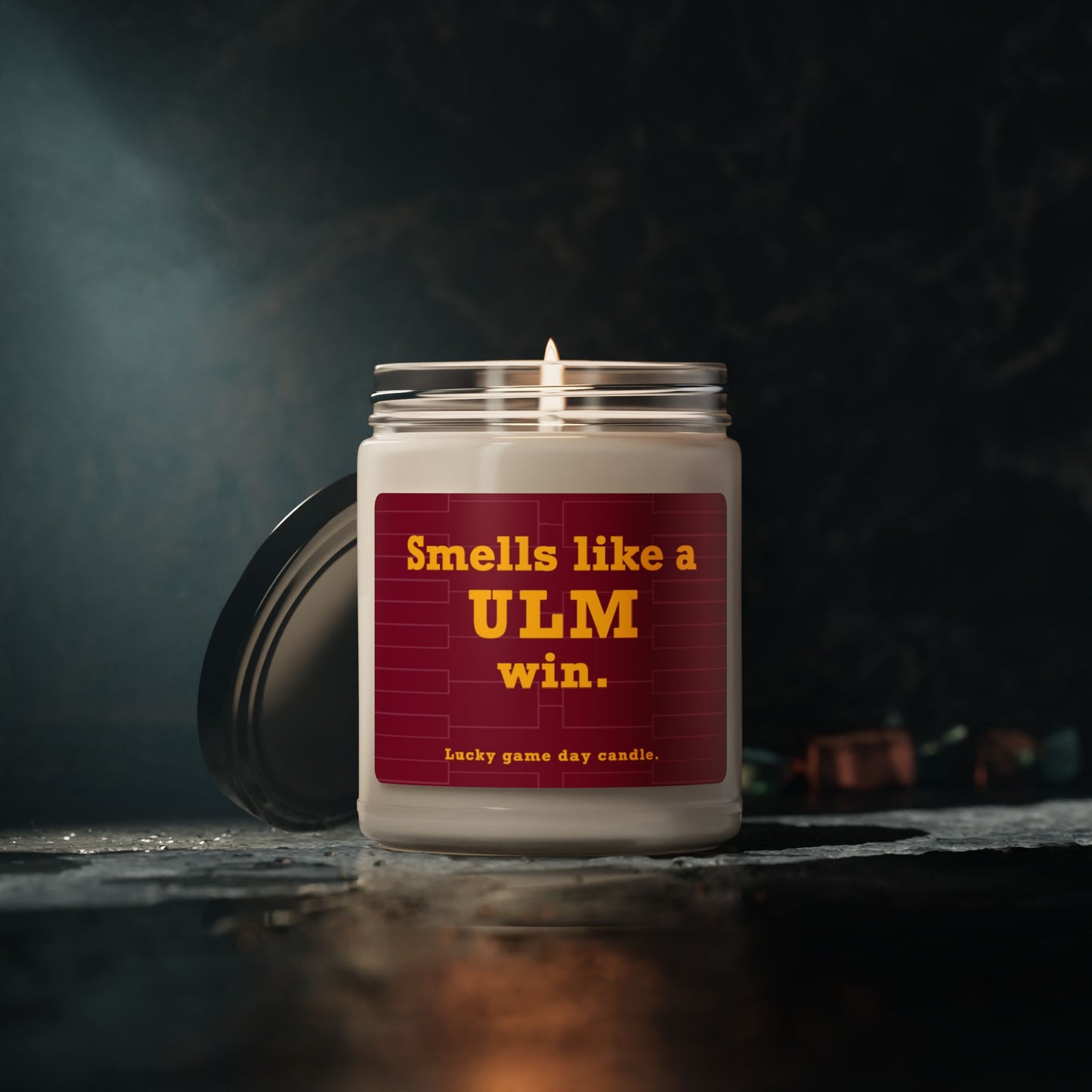 Louisiana Monroe Basketball - "Smells like a ULM win" scented candle (9 oz)