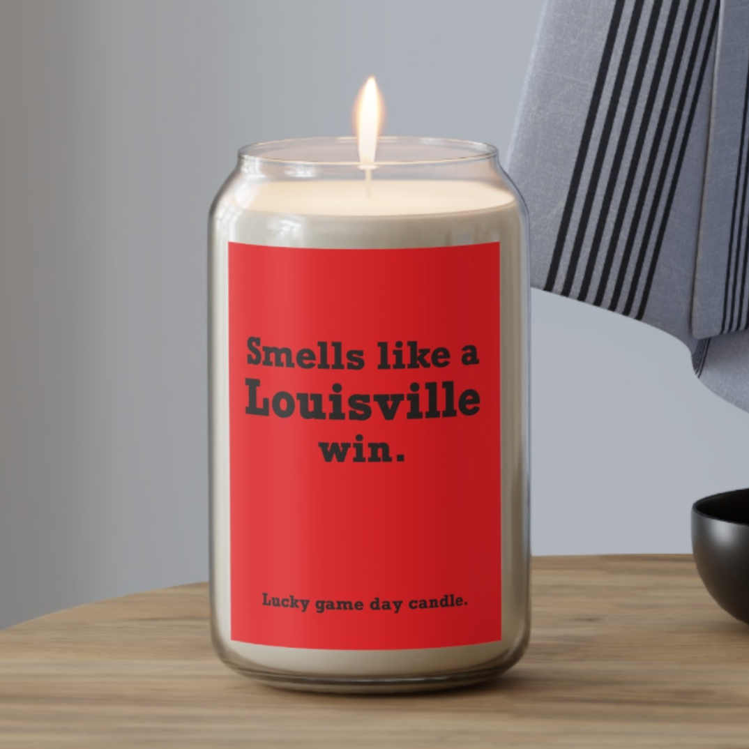 Louisville - "Smells like a Louisville win" scented candle (13.75 oz)