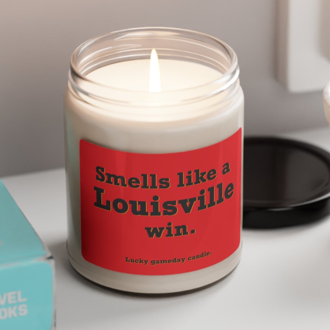 Louisville - "Smells like a Louisville win" scented candle (9 oz)