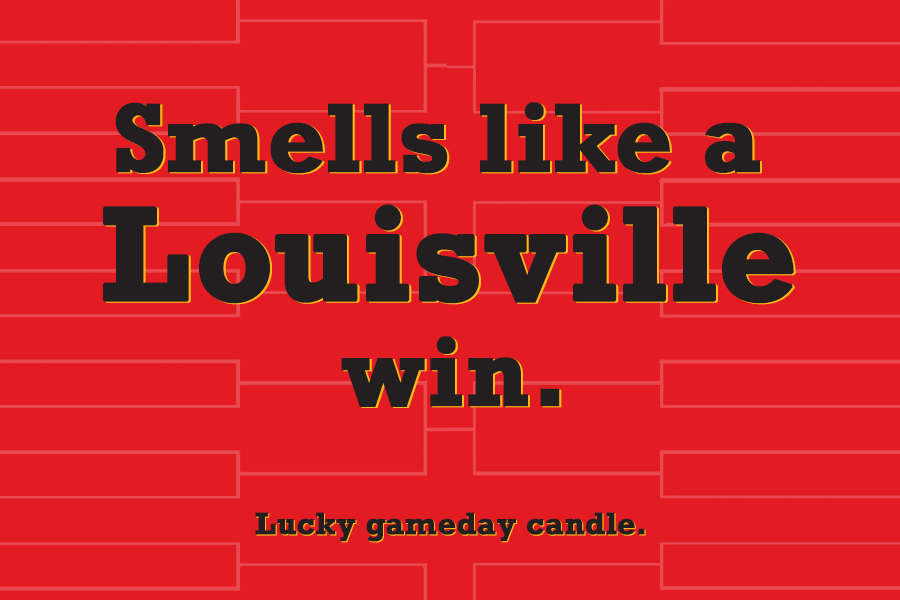 Louisville Basketball - "Smells like a Louisville win" scented candle (9 oz)