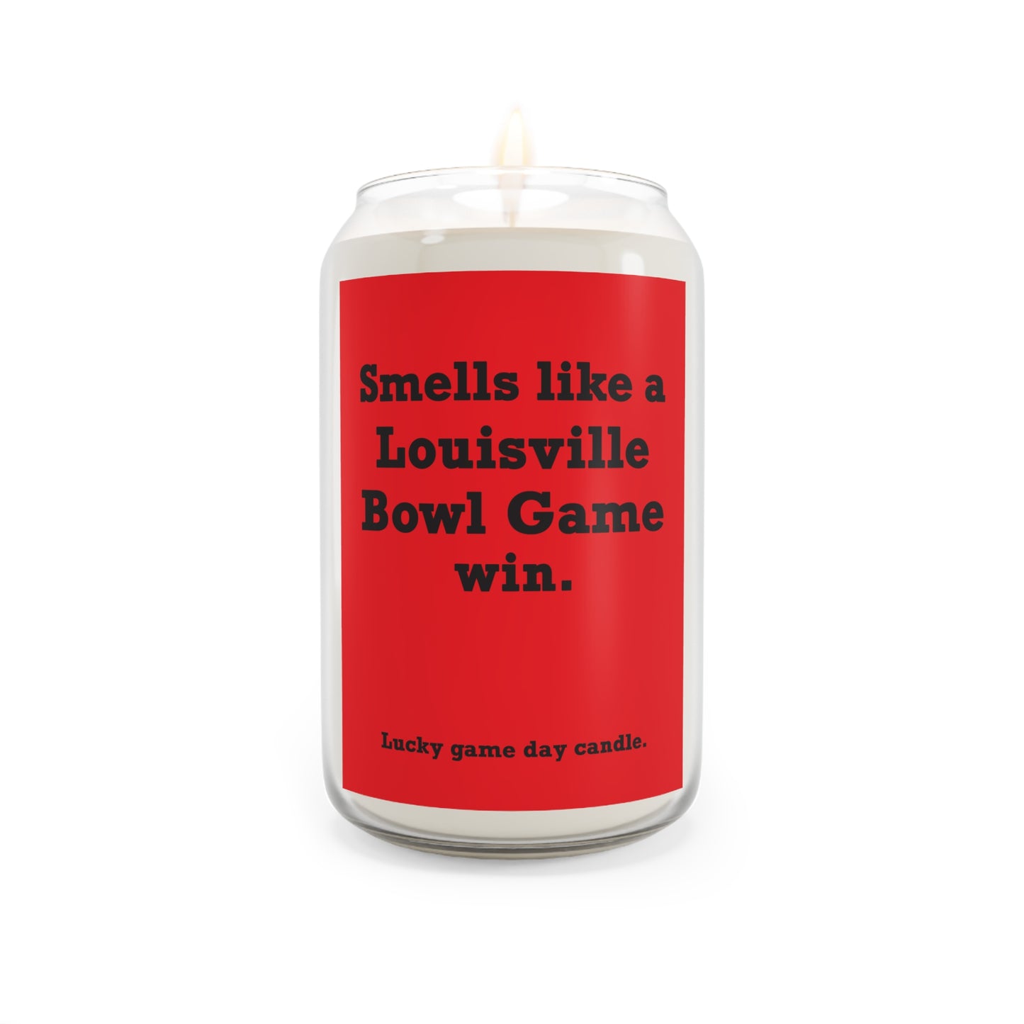 Louisville Bowl Game - "Smells like a Louisville Bowl Game win" scented candle (13.75 oz)