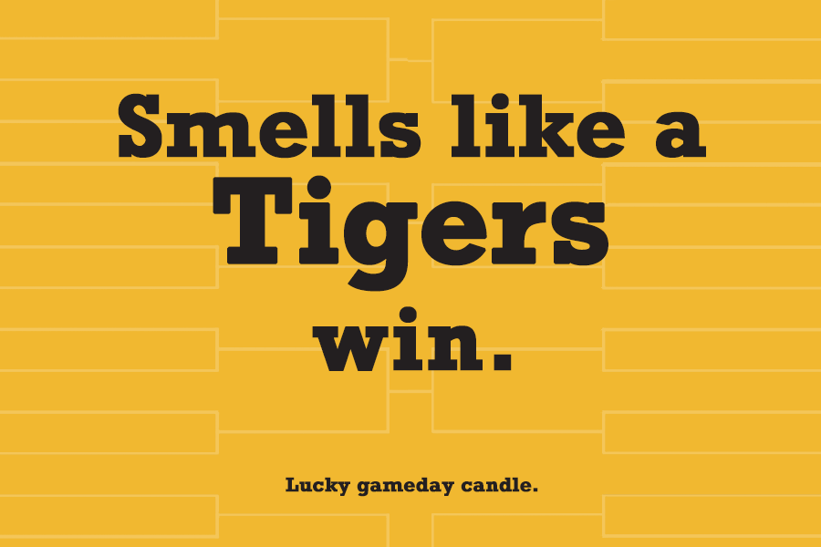 Missouri Basketball - "Smells like a Tigers win" scented candle (9 oz)