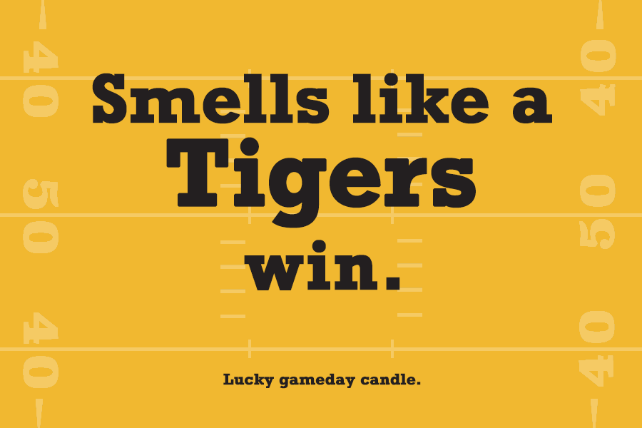 Missouri Football - "Smells like a Tigers win" scented candle (9 oz)