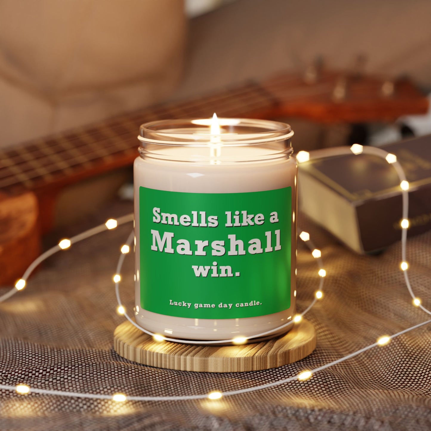 Marshall - "Smells like a Marshall win" scented candle (9 oz)