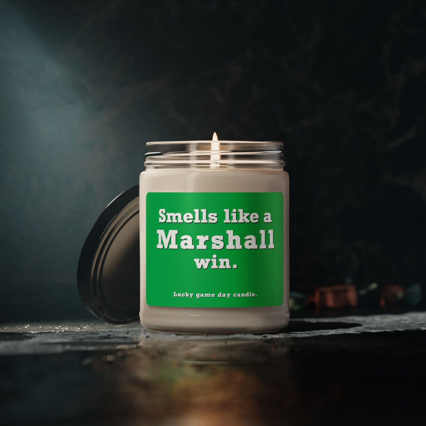 Marshall - "Smells like a Marshall win" scented candle (9 oz)