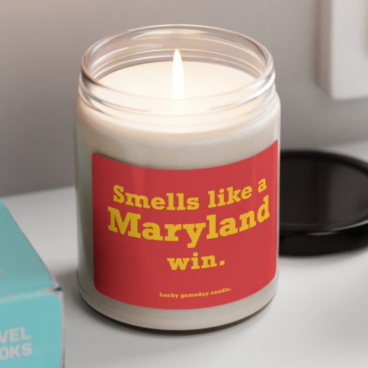 Maryland - "Smells like a Maryland win" scented candle (9 oz)