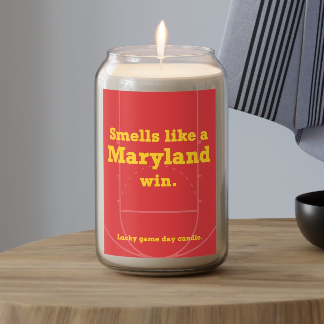 Maryland Basketball - "Smells like a Maryland win" scented candle (13.75 oz)