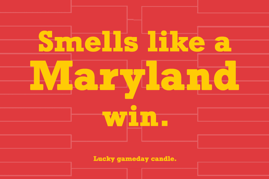 Maryland Basketball - "Smells like a Maryland win" scented candle (9 oz)