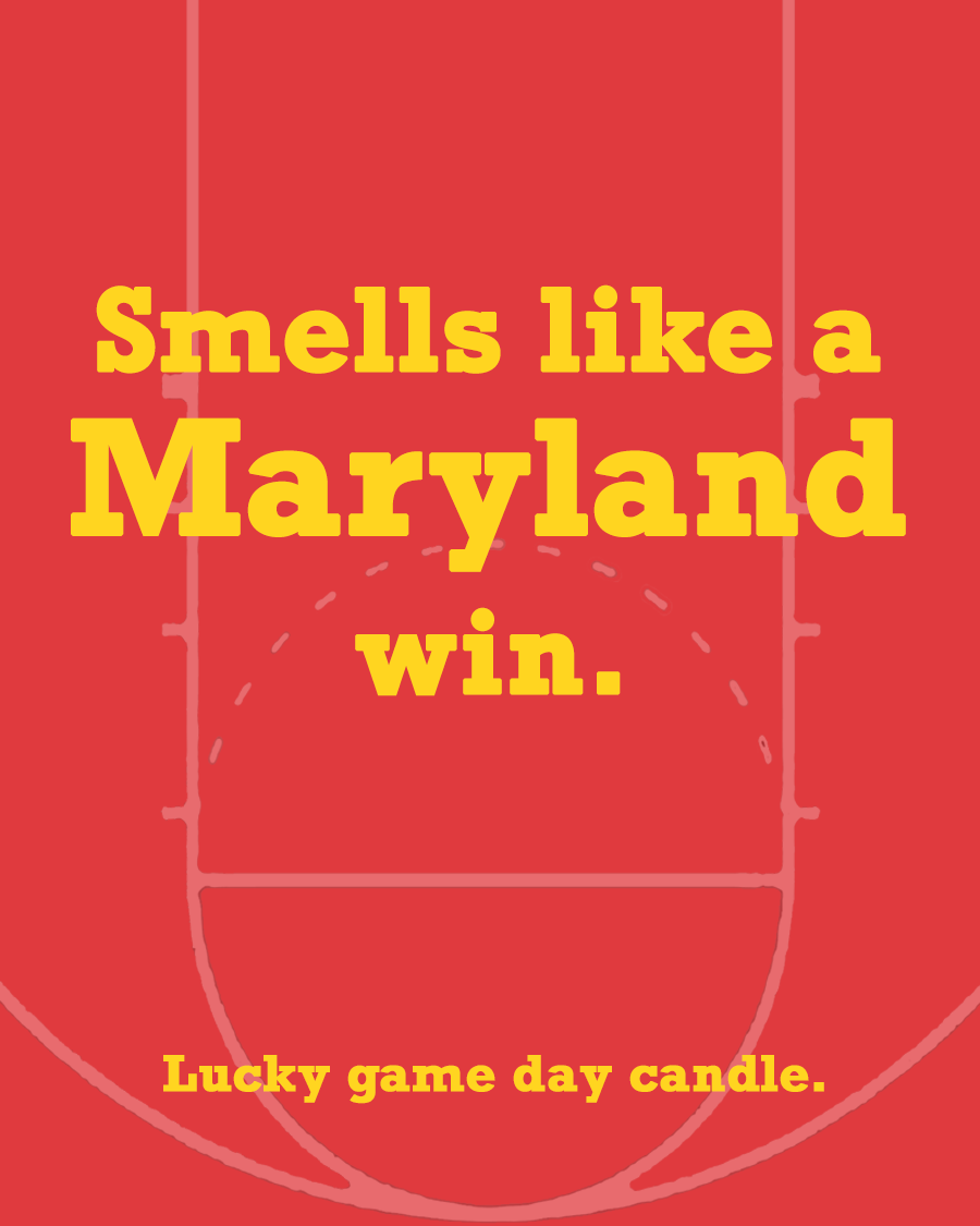 Maryland Basketball - "Smells like a Maryland win" scented candle (13.75 oz)