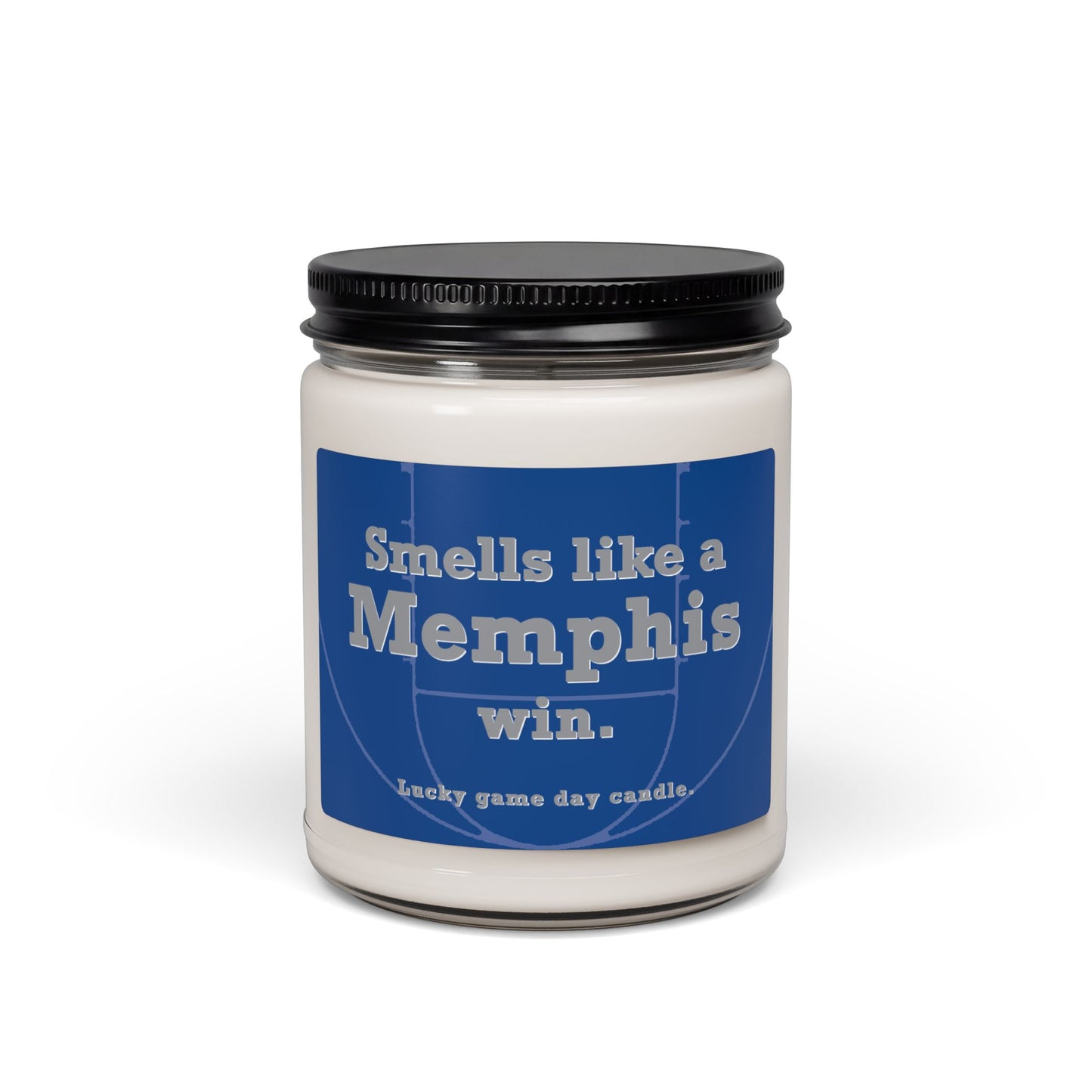 Memphis Basketball - "Smells like a Memphis win" scented candle (9 oz)