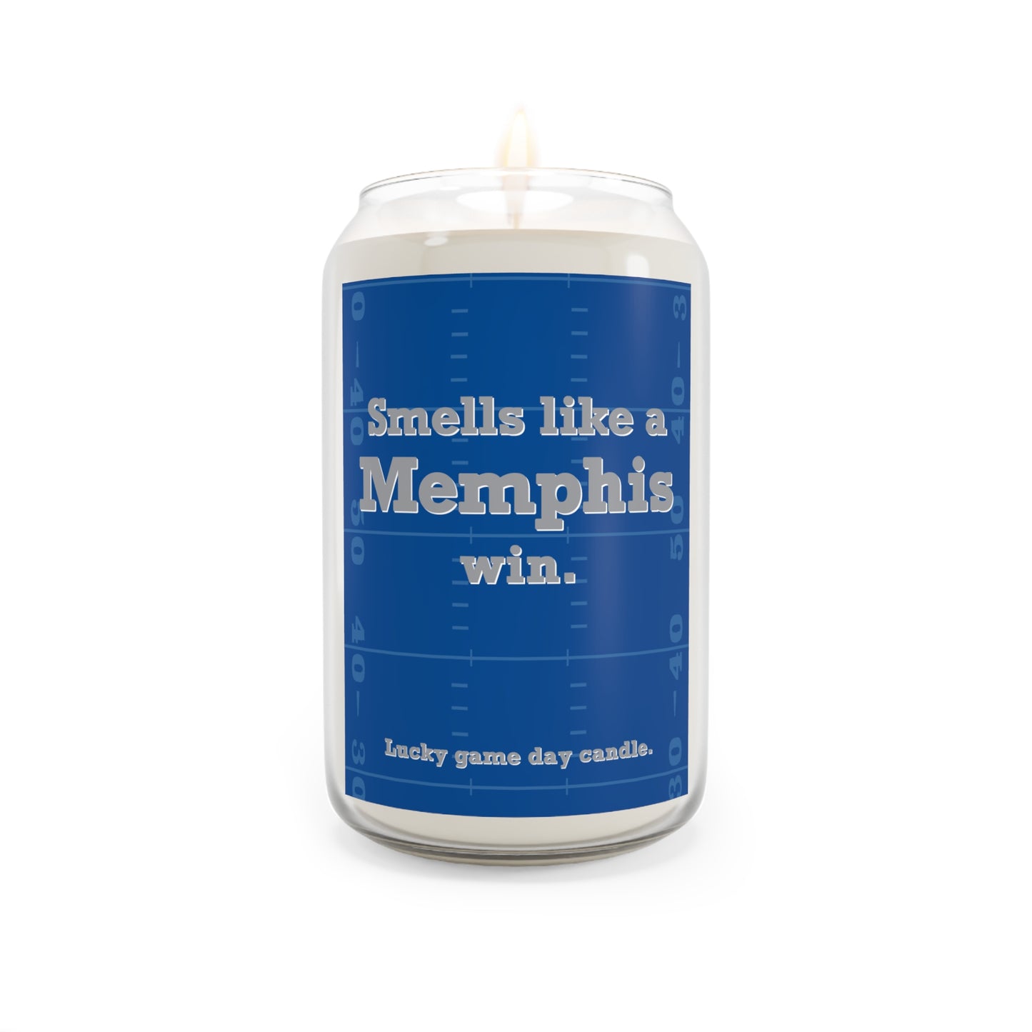 Memphis Football - "Smells like a Memphis win" scented candle (13.75 oz)
