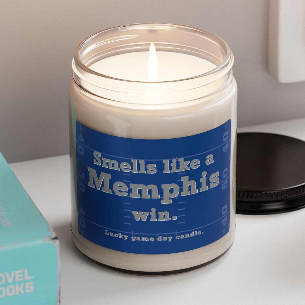 Memphis Football - Smells Like a Memphis Win (9 oz) scented candle 