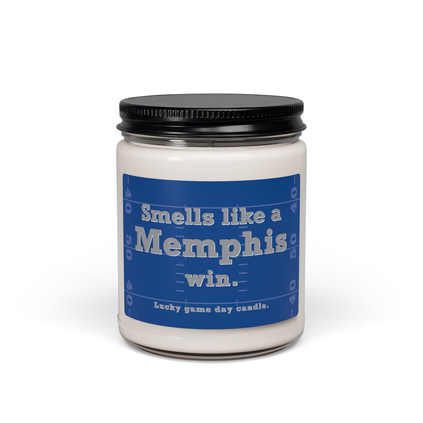 Memphis Football - "Smells like a Memphis win" scented candle (9 oz)