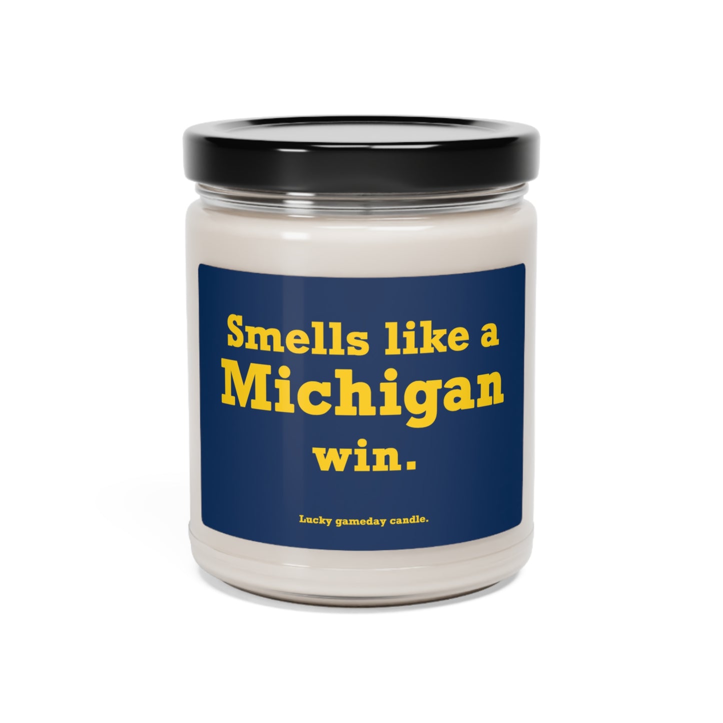 Michigan - "Smells like a Michigan win" scented candle (9 oz)