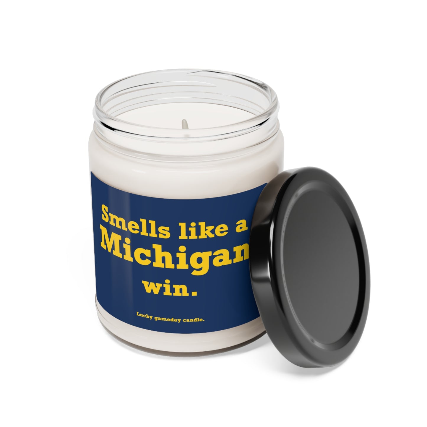 Michigan - "Smells like a Michigan win" scented candle (9 oz)