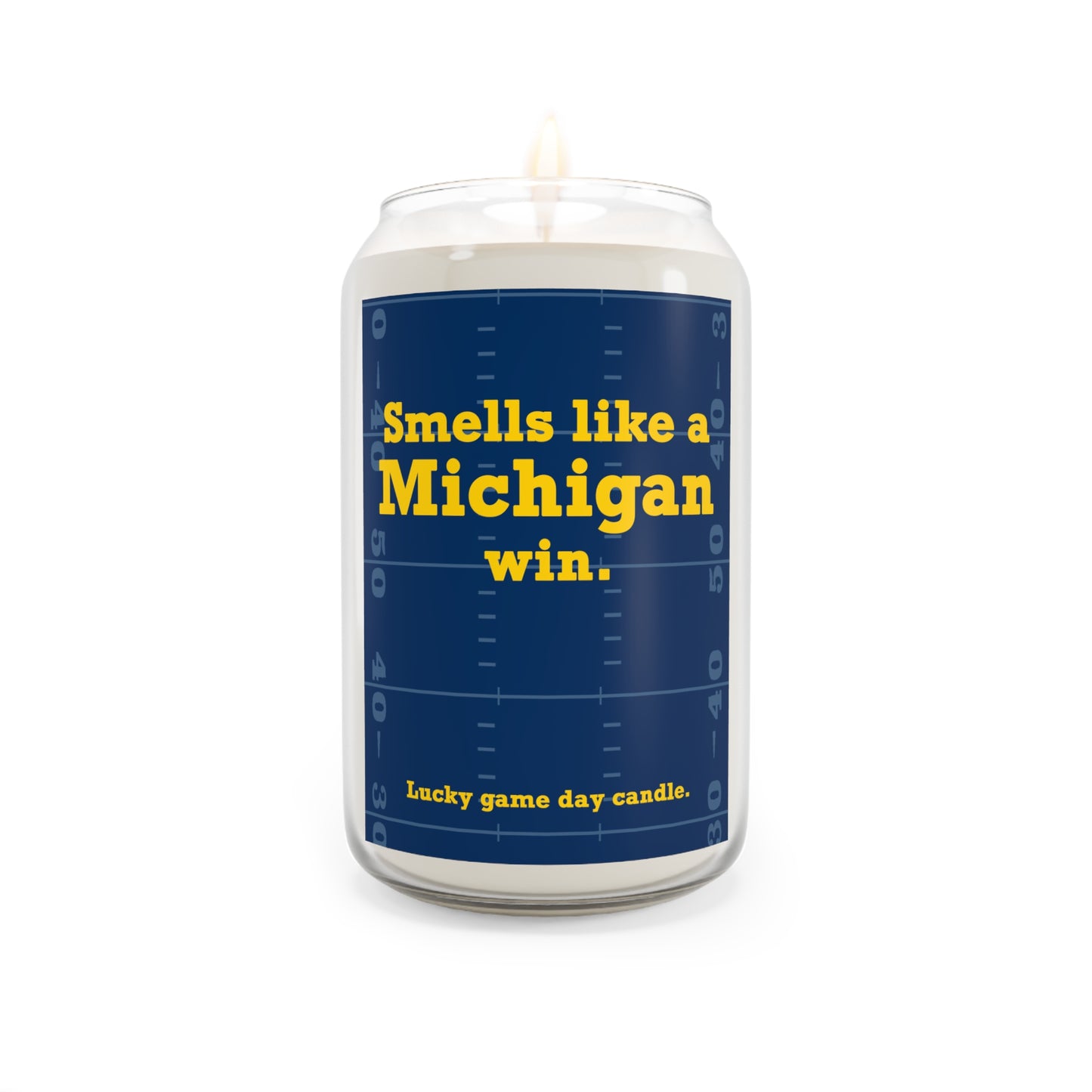 Michigan Football - "Smells like a Michigan win" scented candle (13.75 oz)