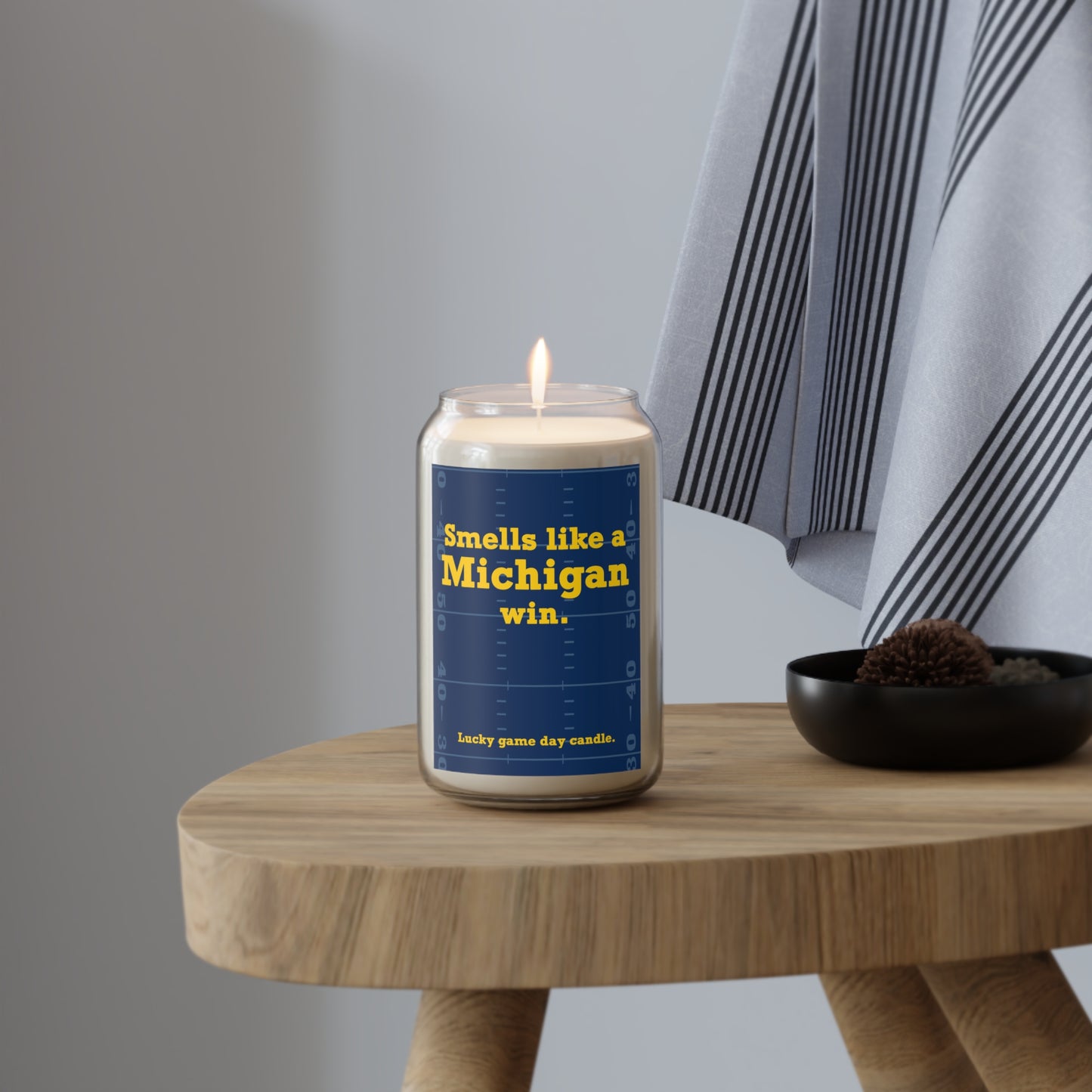 Michigan Football - "Smells like a Michigan win" scented candle (13.75 oz)