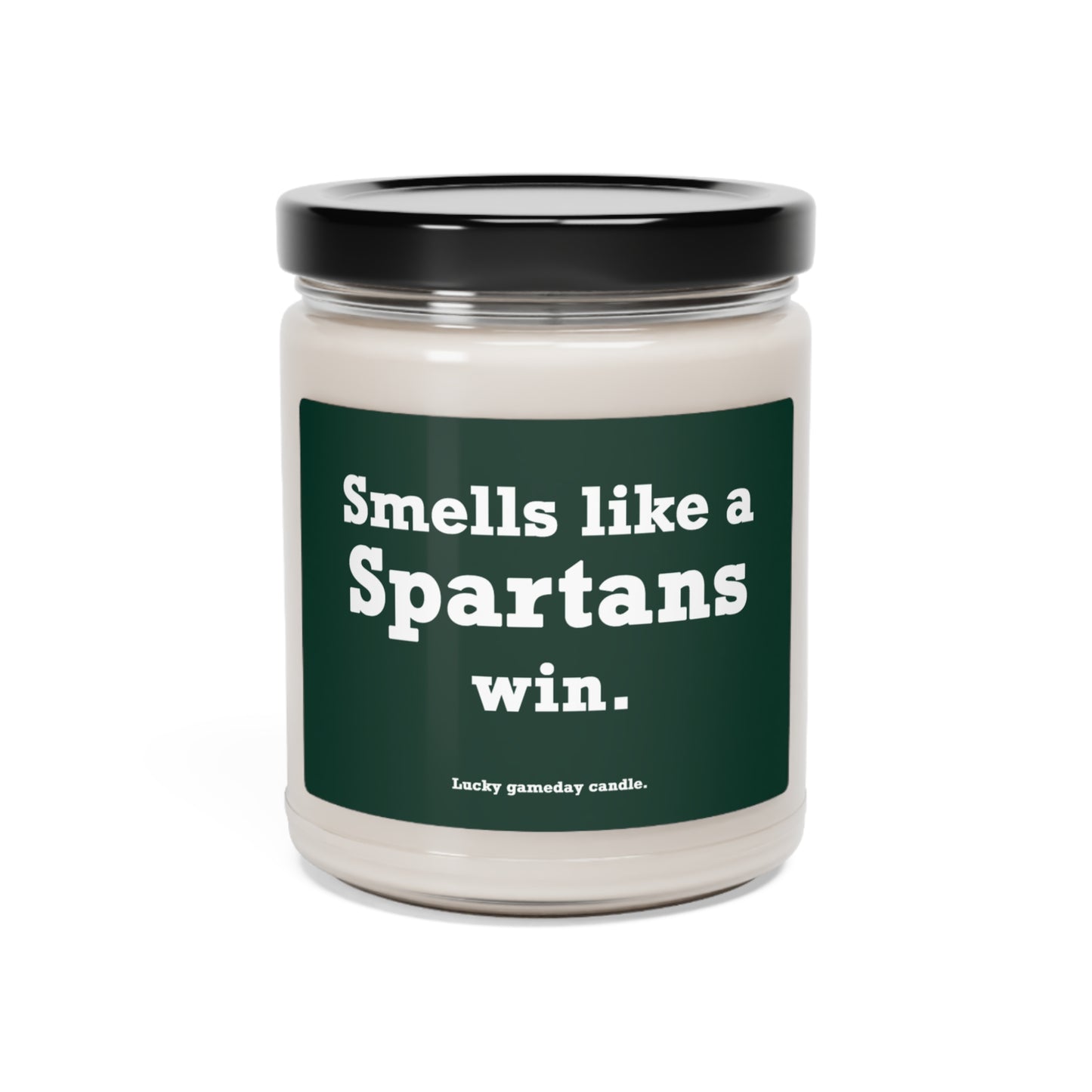 Michigan State - "Smells like a Spartans win" scented candle (9 oz)