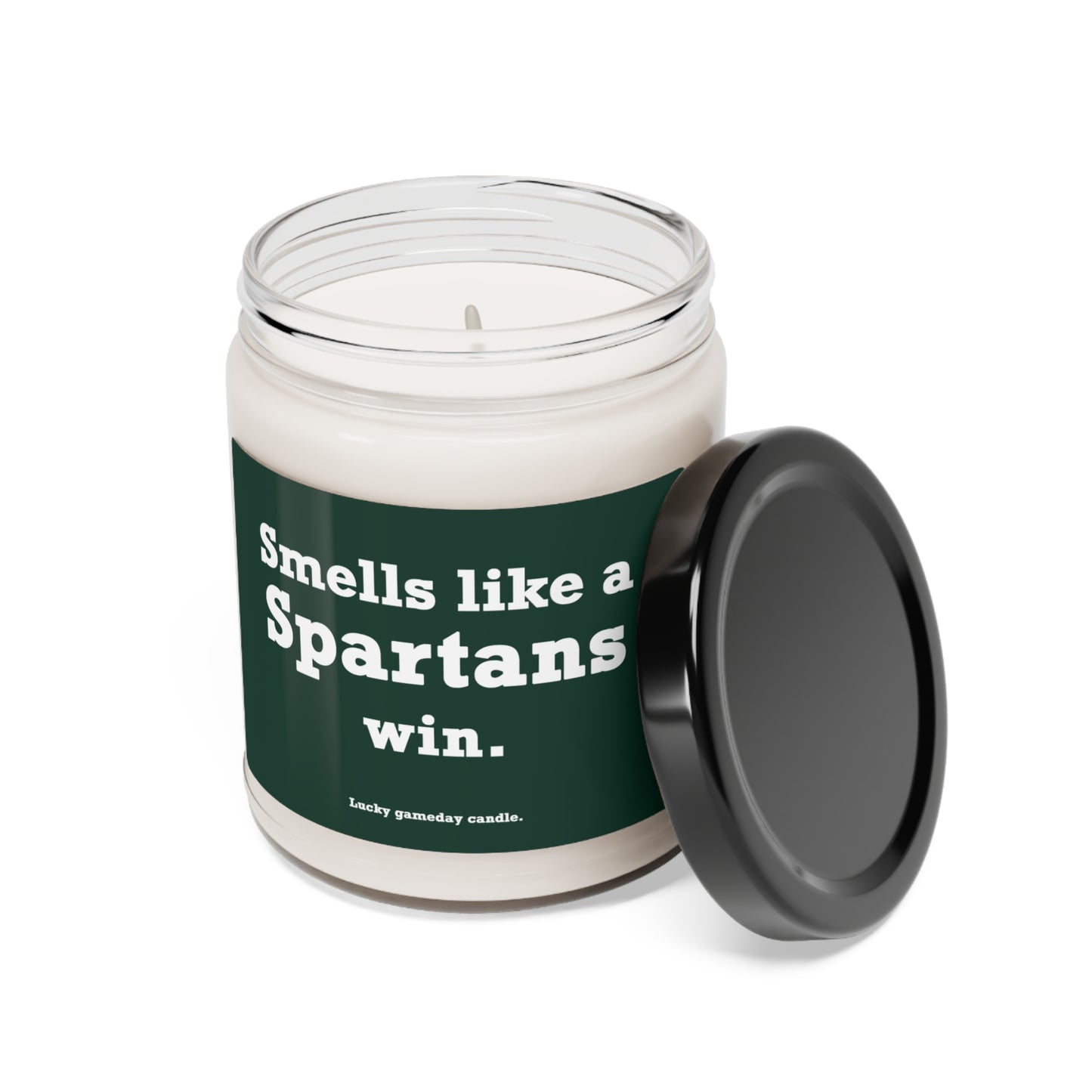 Michigan State - "Smells like a Spartans win" scented candle (9 oz)