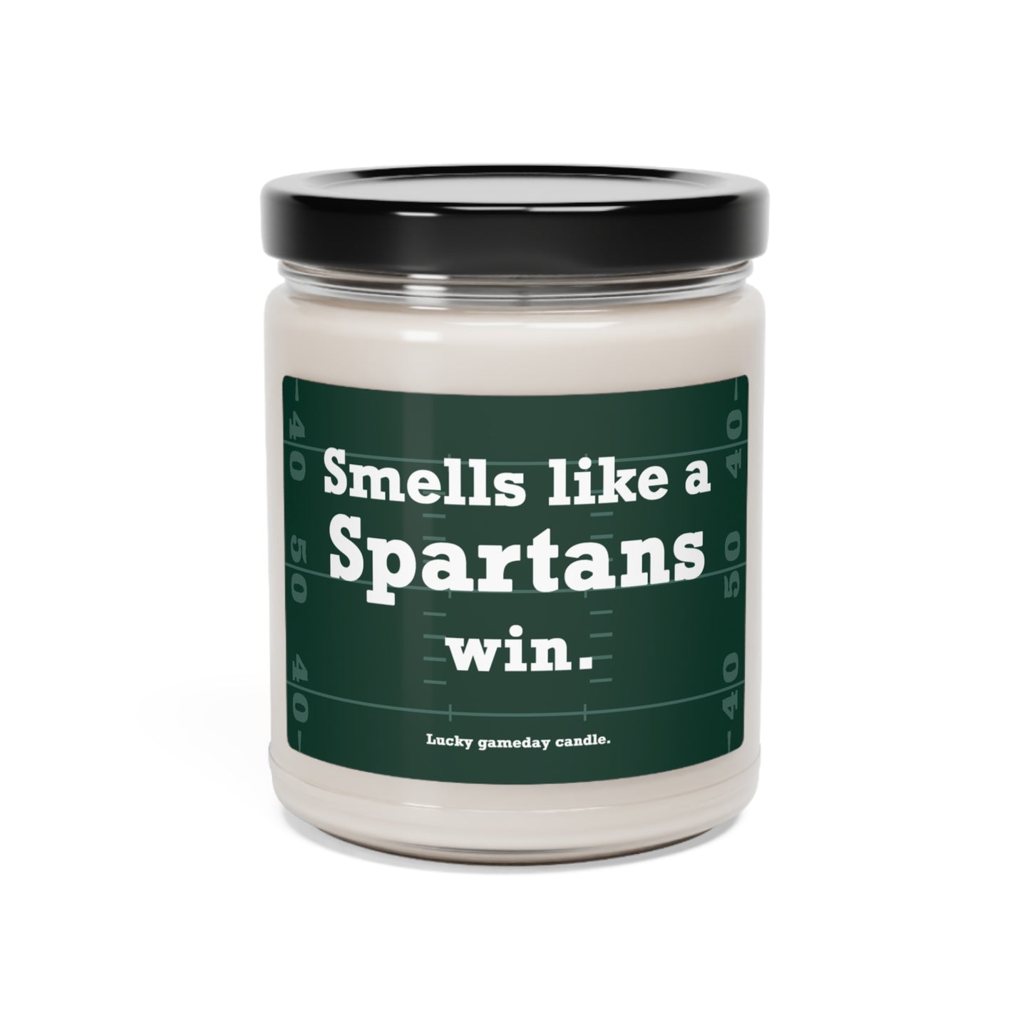 Michigan State Football - "Smells like a Spartans win" scented candle (9 oz)