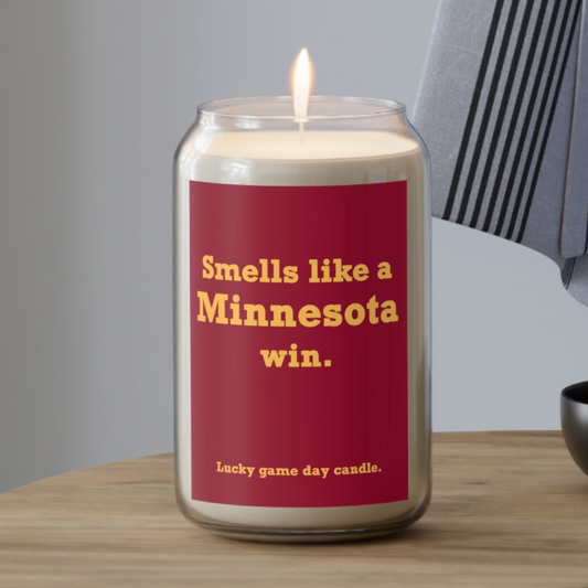 Minnesota - Smells like a Minnesota win scented candle (13.75 oz)