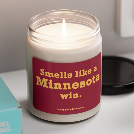 Minnesota - "Smells like a Minnesota win" scented candle (9 oz)