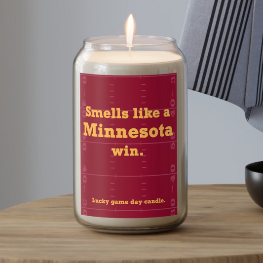 Minnesota Football - "Smells like a Minnesota win" scented candle (13.75 oz)