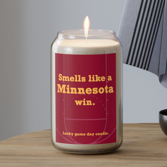 Minnesota Basketball - "Smells like a Minnesota win" scented candle (13.75 oz)