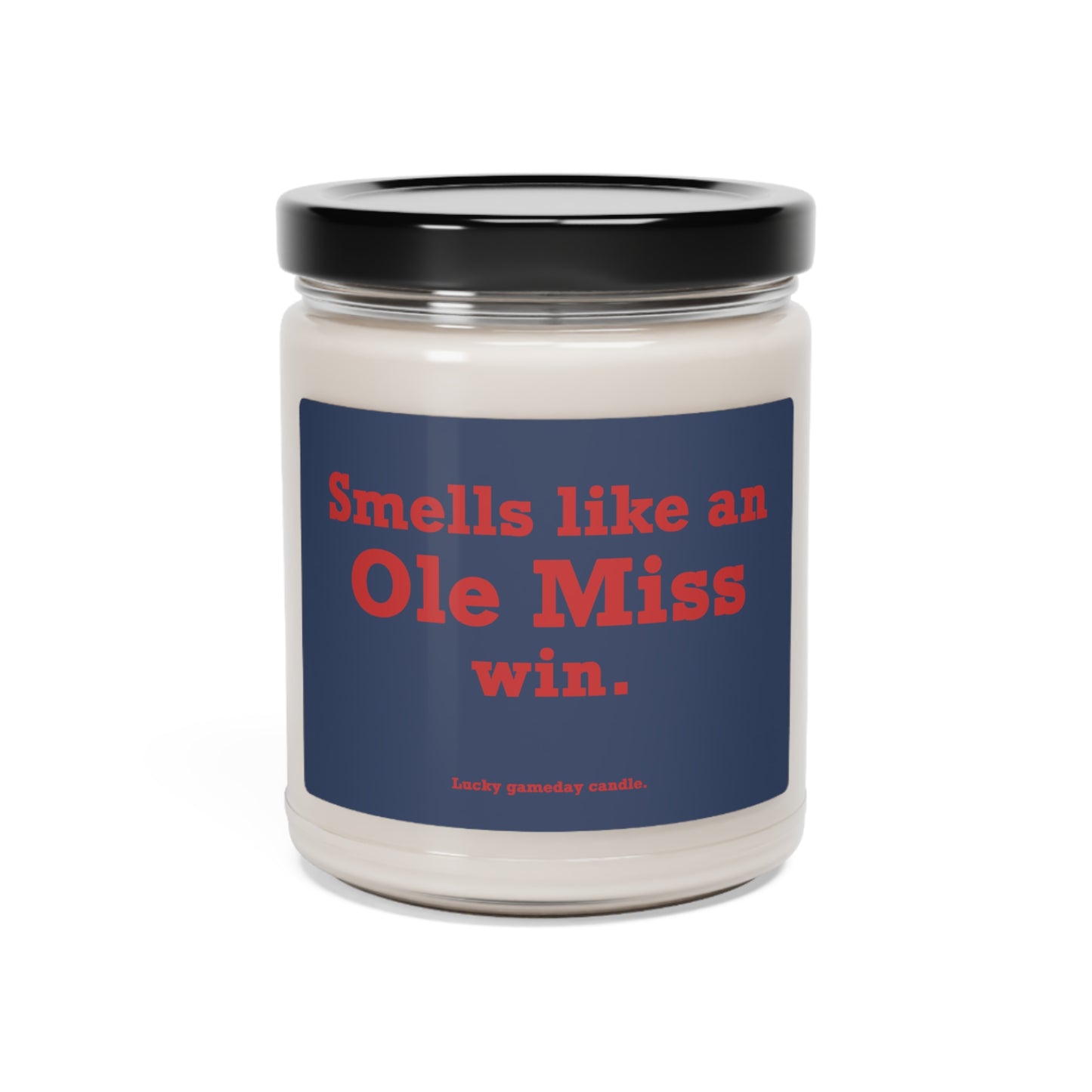 Mississippi - "Smells like an Ole Miss win" scented candle (9 oz)