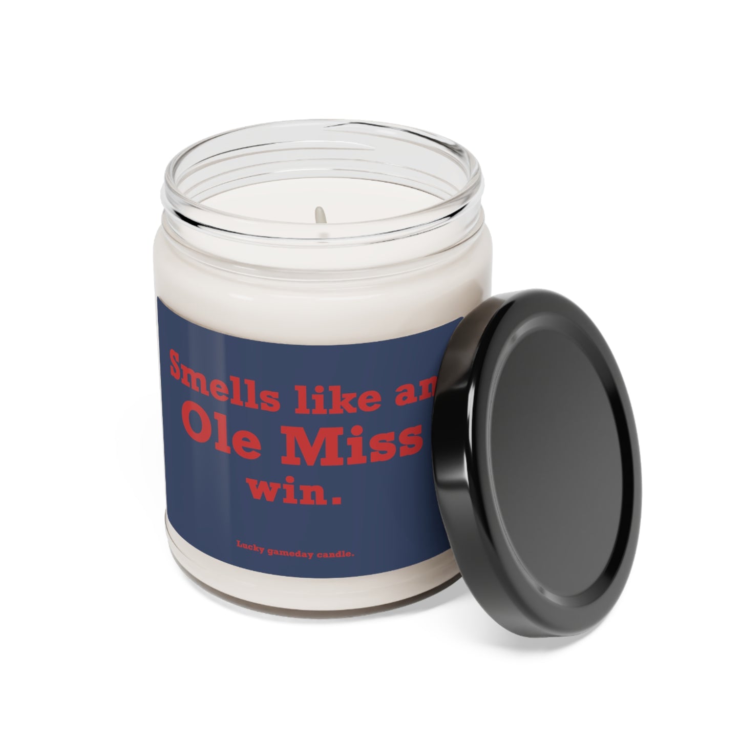 Mississippi - "Smells like an Ole Miss win" scented candle (9 oz)