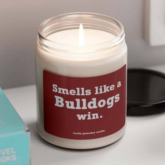 Mississippi State - "Smells like a Bulldogs win" scented candle (9 oz)