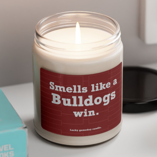 Mississippi State Basketball - "Smells like a Bulldogs win" scented candle (9 oz)