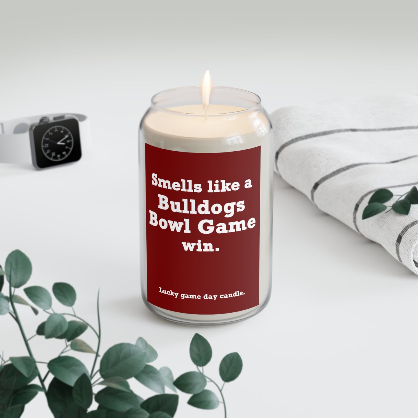 Mississippi State Bowl Game - "Smells like a Bulldogs Bowl Game win" scented candle (13.75 oz)