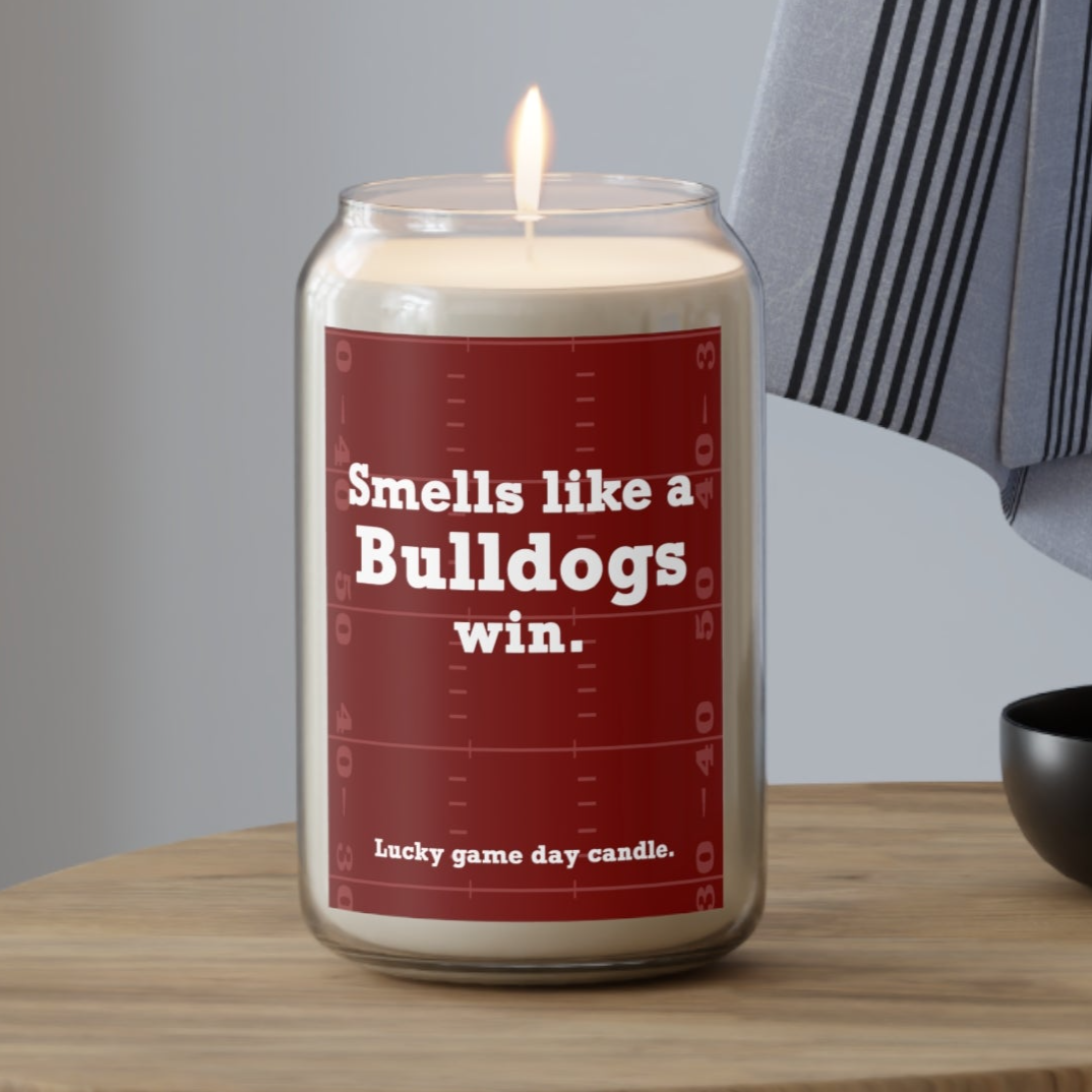 Mississippi State Football - "Smells like a Bulldogs win" scented candle (13.75 oz)