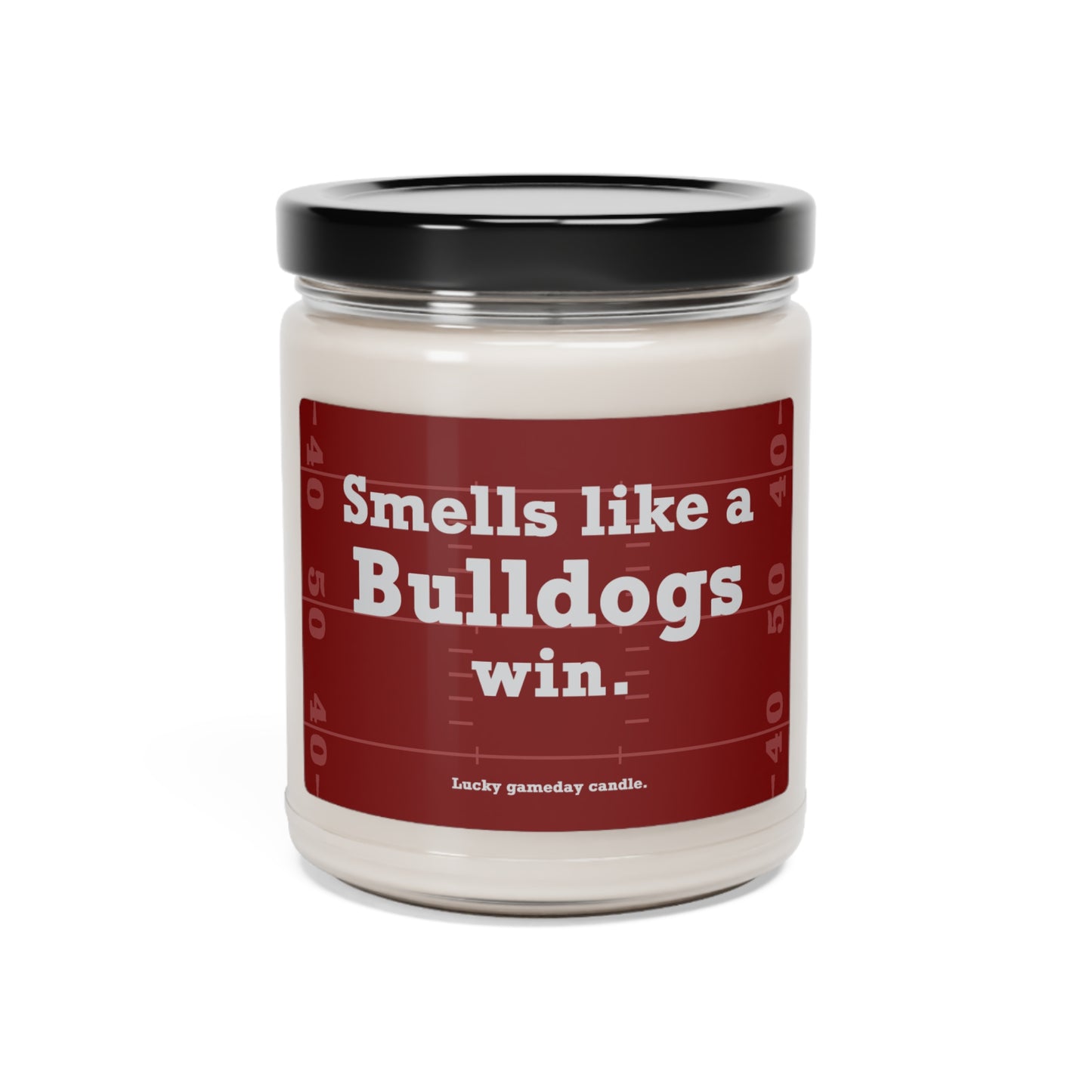 Mississippi State Football - "Smells like a Bulldogs win" scented candle (9 oz)