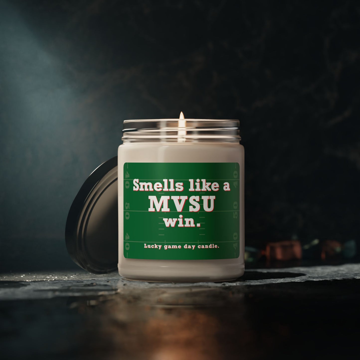 Mississippi Valley State Football - "Smells like a MVSU win" scented candle (9 oz)