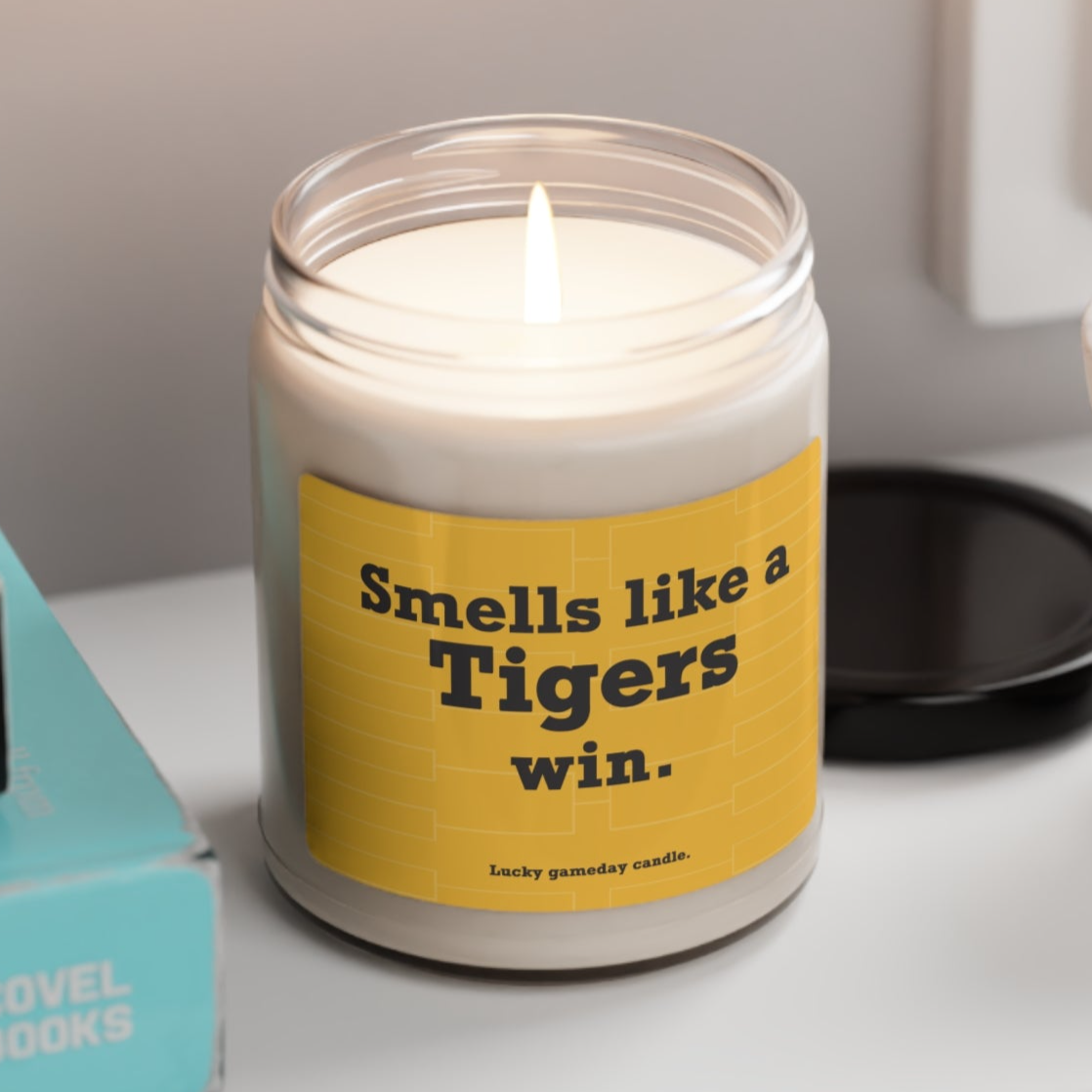 Missouri Basketball - "Smells like a Tigers win" scented candle (9 oz)