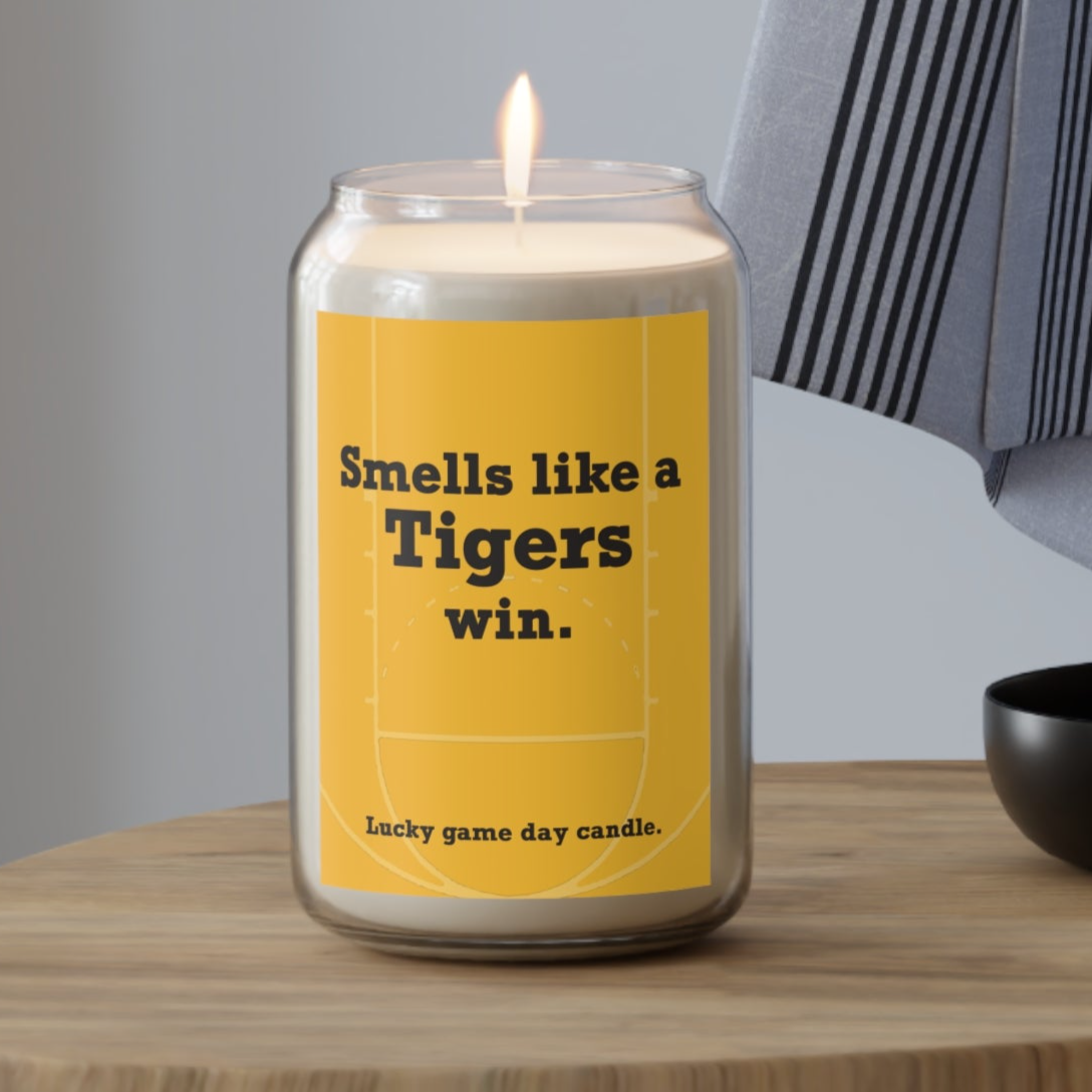Missouri Basketball - "Smells like a Tigers win" scented candle (13.75 oz)