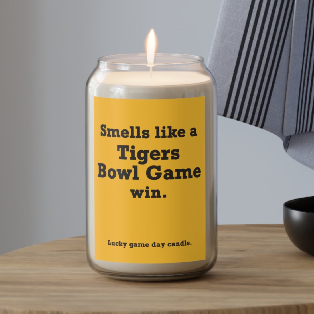 Missouri Bowl Game - "Smells like a Tigers Bowl Game win" scented candle (13.75 oz)