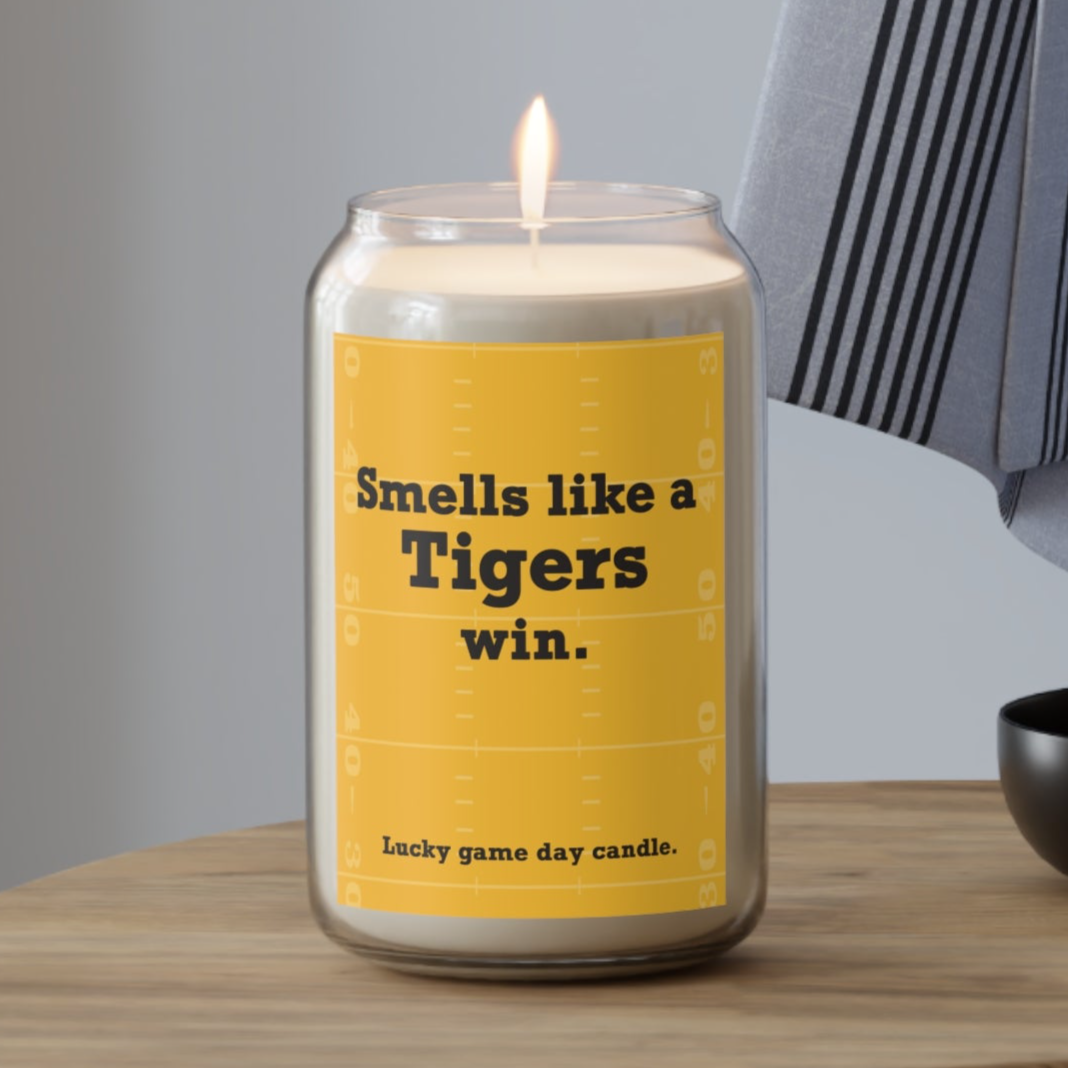 Missouri Football - "Smells like a Tigers win" scented candle (13.75 oz)