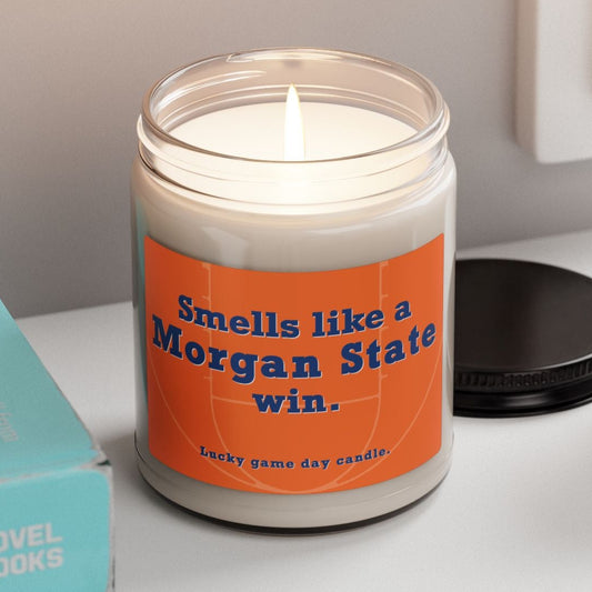 Morgan State Basketball - Smells Like a Morgan State Win (9 oz) scented candle
